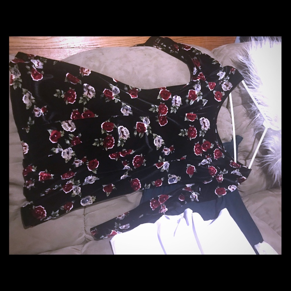 Vintage velvet dress